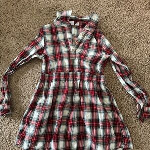 GAP Plaid Kids Dress - Red, White, and green- worn once